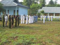 Upacara SMK Negeri 3 Seram Bagian Timur